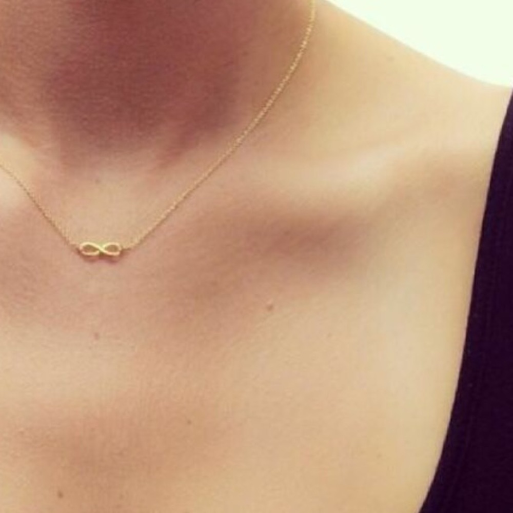 Infinite love ∞ infinite dainty pendant necklace - Picture 2 of 7