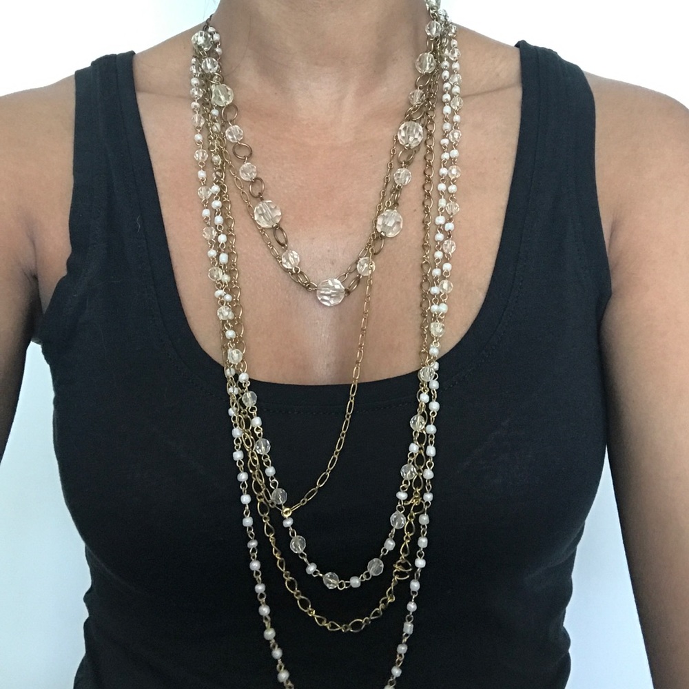 Crystal clear necklace