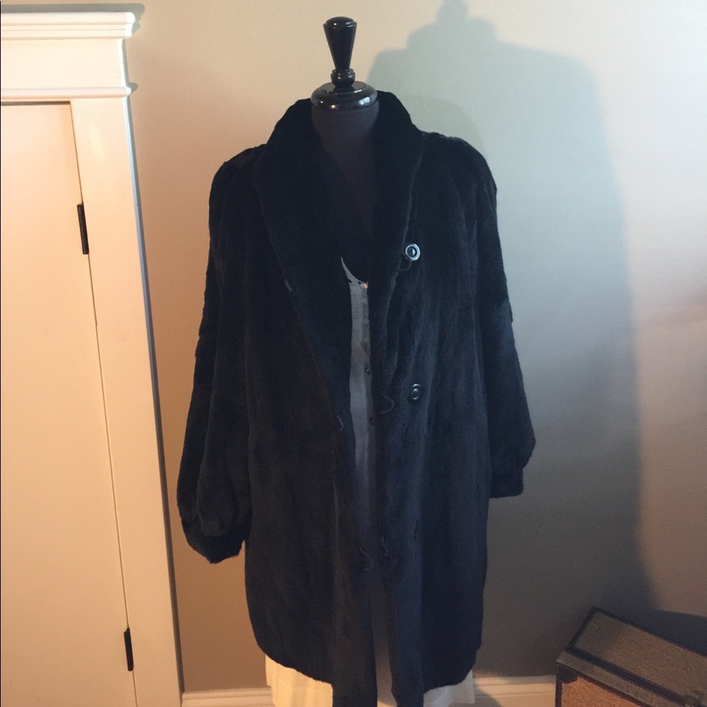 Luxurious Mink Reversible/Leather Jkt M