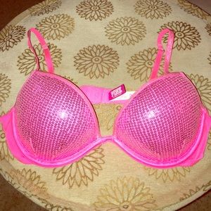Victoria's Secret Pink  heartbreaker push-up bra