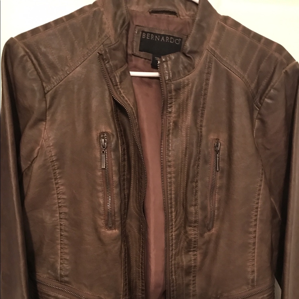 Bernardo leather jacket