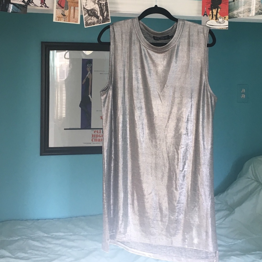 Evil Twin metallic dress