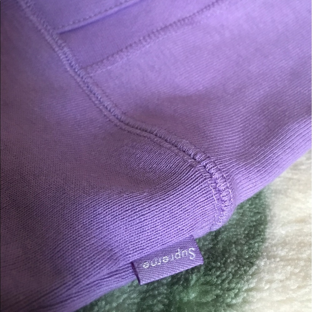 Supreme Dusty Lavender Sequin Hoodie - Picture 4 of 7