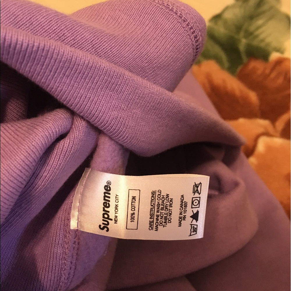 Supreme Dusty Lavender Sequin Hoodie - Picture 7 of 7