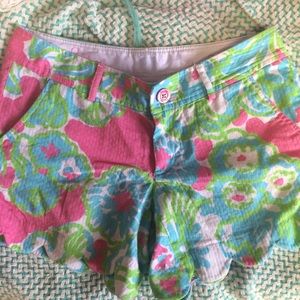 Lilly Pulitzer Buttercup Short Like New! size 0