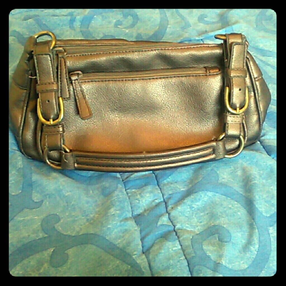 ($3) Nine West Bronze Purse
