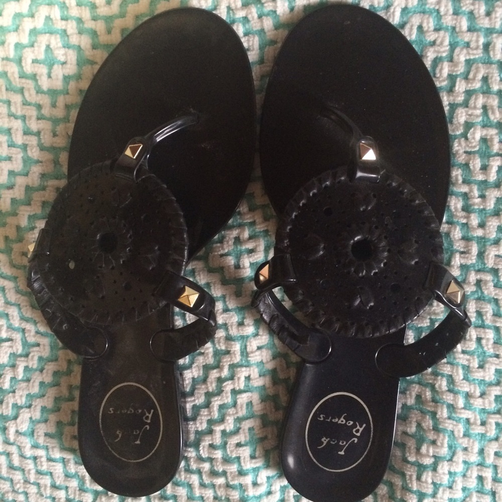 Black Jack Roger Jelly Sandal worn one time!!!