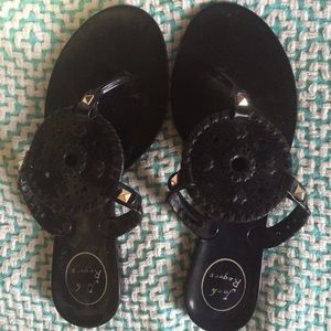 Black Jack Roger Jelly Sandal worn one time!!!