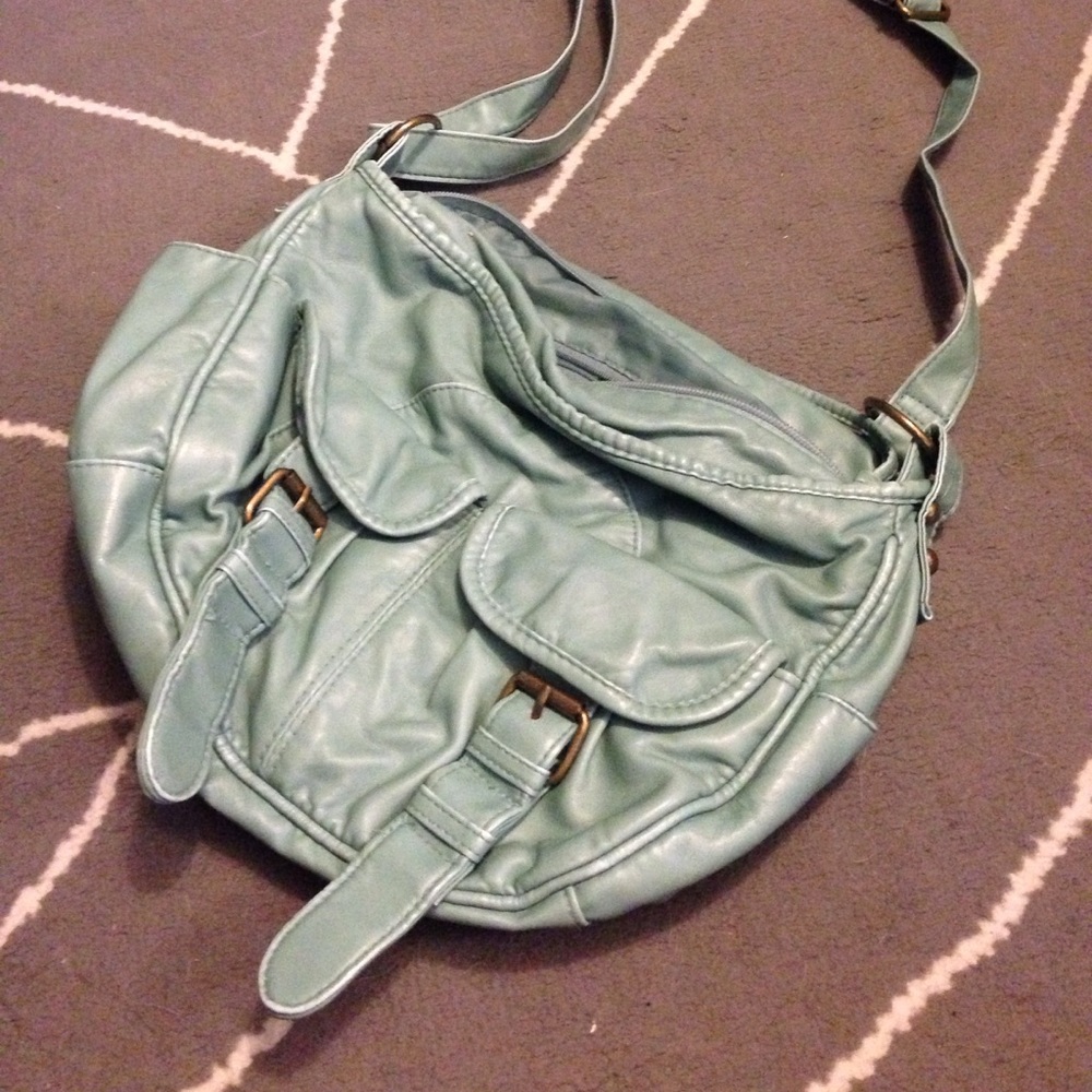 Cute light blue/green purse