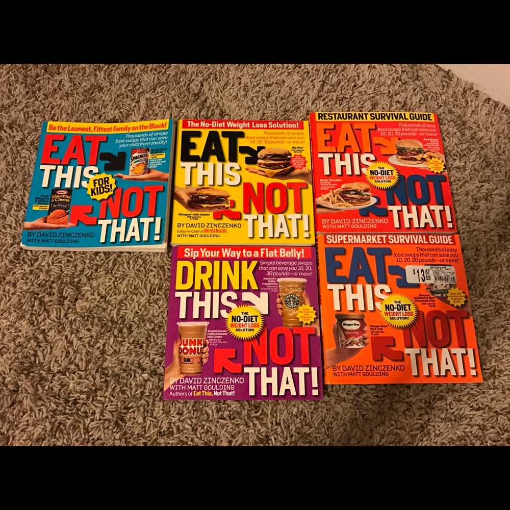 Eat this not that book set