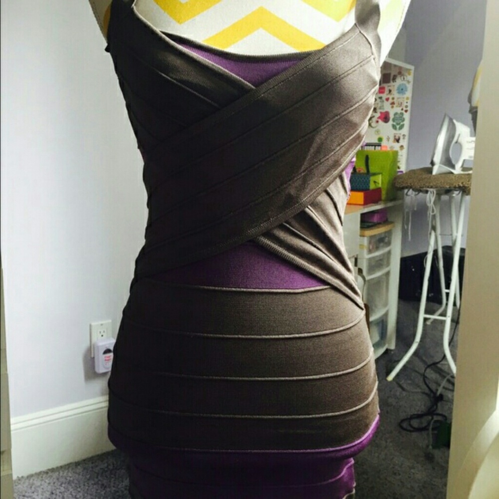 BeBe Bodycon Bandage Dress