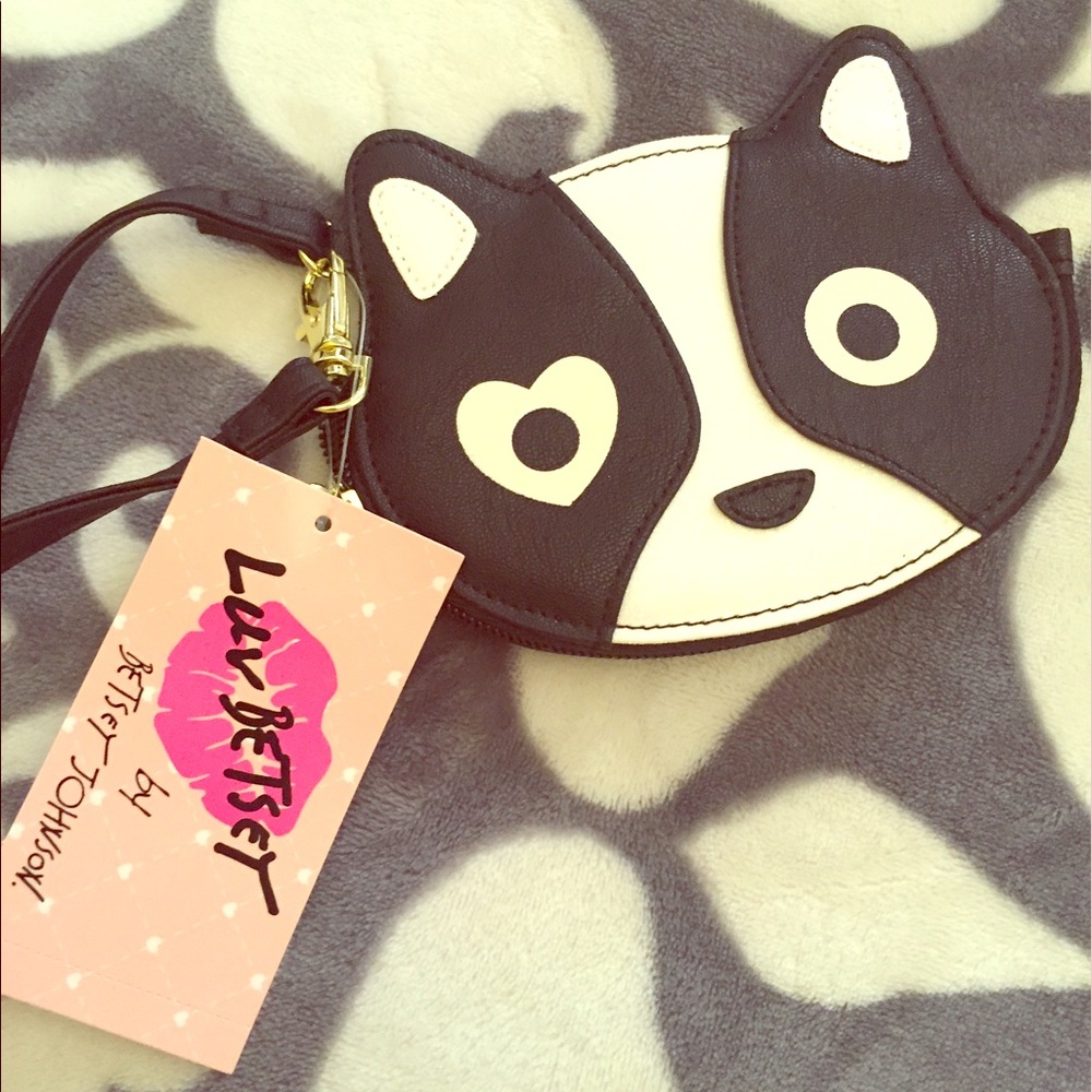 Brand new betsey Boston terrier coin purse