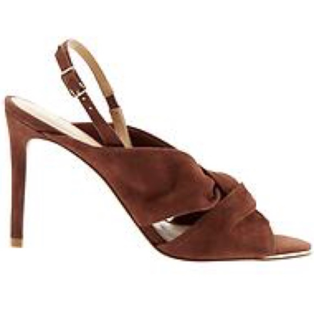 🎉HP🎉Banana Republic brown suede Jessa slingback - Picture 2 of 6