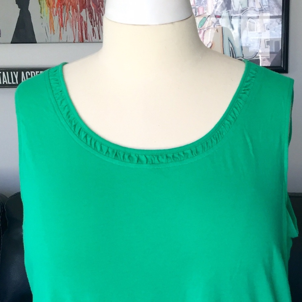 🛍️Talbots Ruffle Tank - Picture 2 of 4
