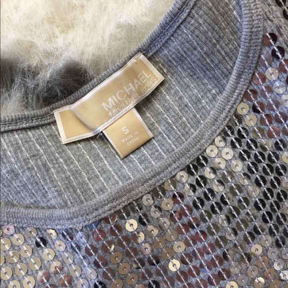 Fun sequin Michael Kors blouse! - Picture 2 of 3