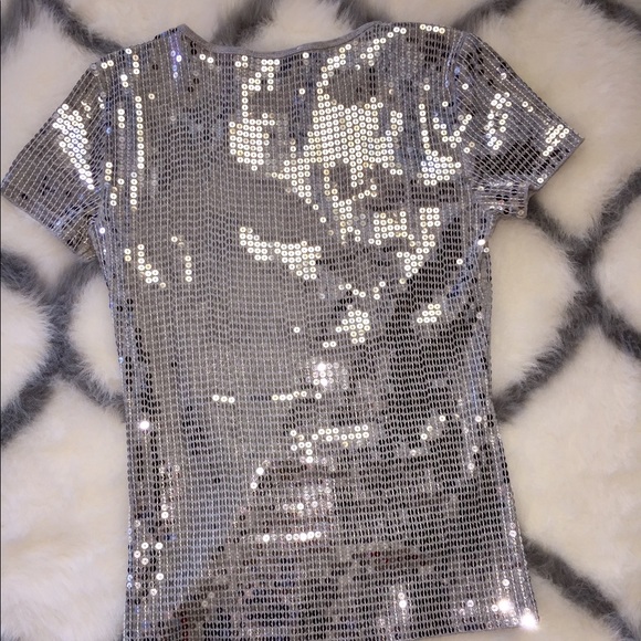 Fun sequin Michael Kors blouse! - Picture 3 of 3