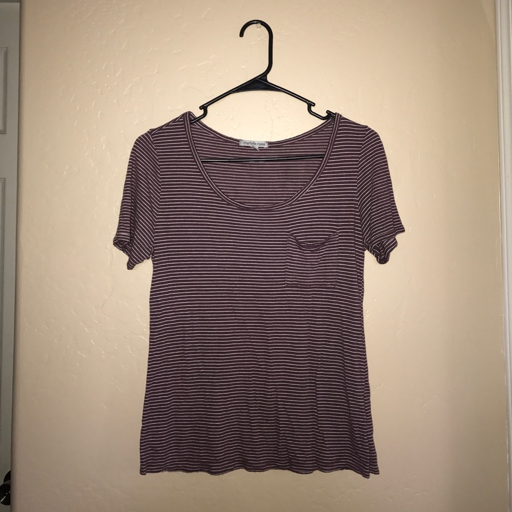 Charlotte Russe Stripe Tee