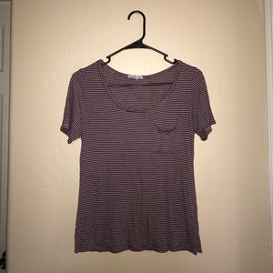 Charlotte Russe Stripe Tee