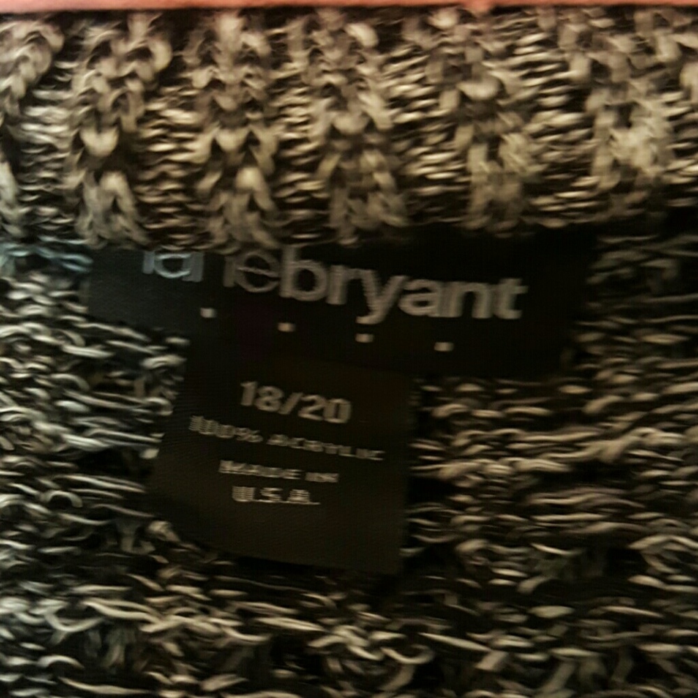 LaneBryant tunic ss cowl neck sweater 18/20 - Picture 3 of 4