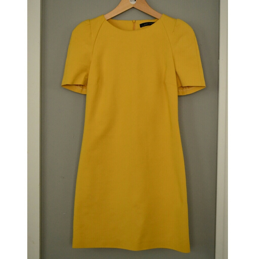 Zara Yellow dress sz Small
