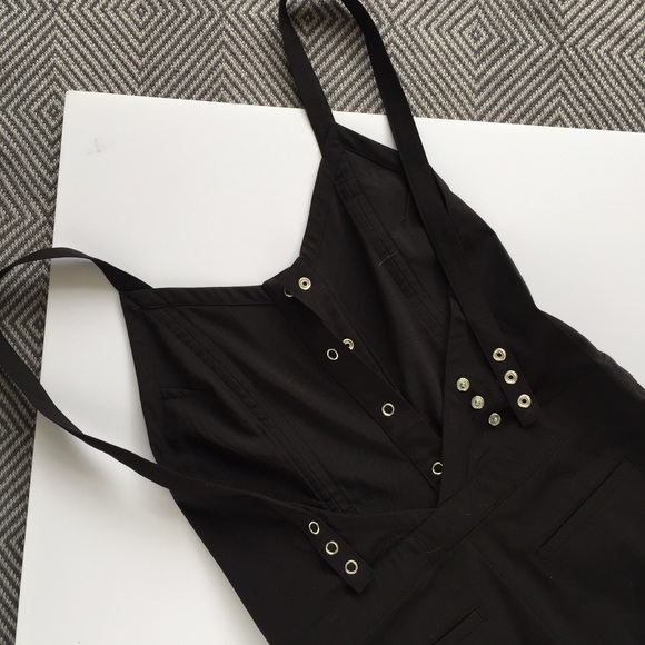 RODEBJER Open Back Romper in Black - Picture 2 of 6