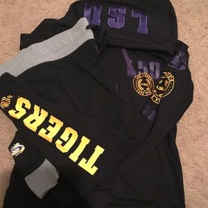 PINK LSU Yoga Suit