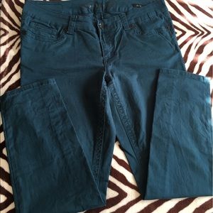 "SEVEN" JEANS TEAL SKINNY, SIZE Z16