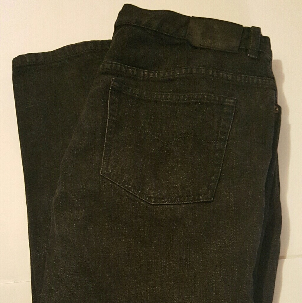 Ralph Lauren Black Denim Jeans Size 14
