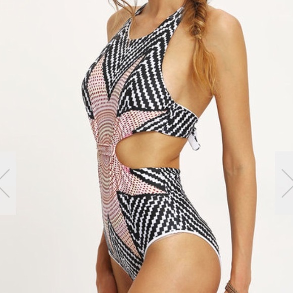 5⭐️ RATED! 🔥3X HP🔥CUT-OUT TRIBAL SUN MONOKINI - Picture 6 of 7