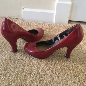 Red Patent Leather Heels