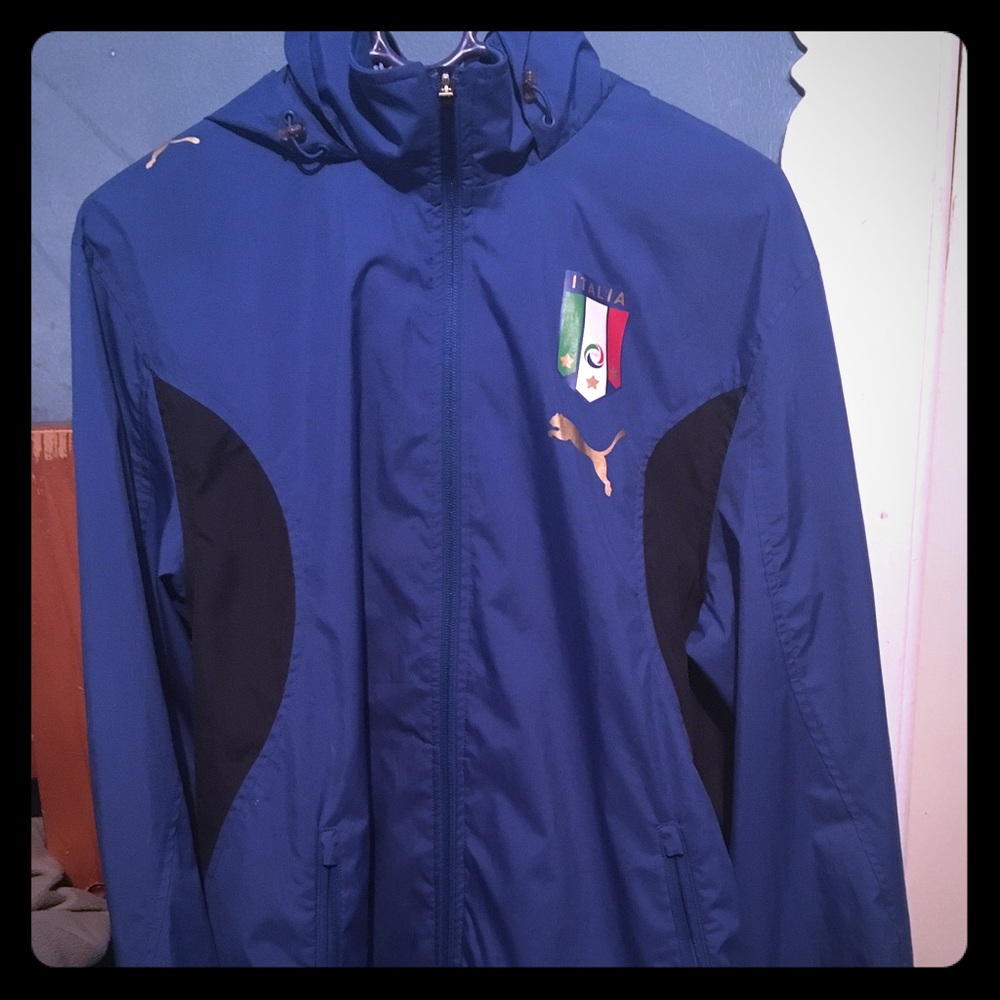 Italy National Soccer Team Rain Coat Jacket