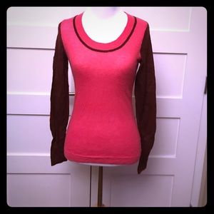 Banana Republic Scoop Neck Sweater w/Elbow Patches