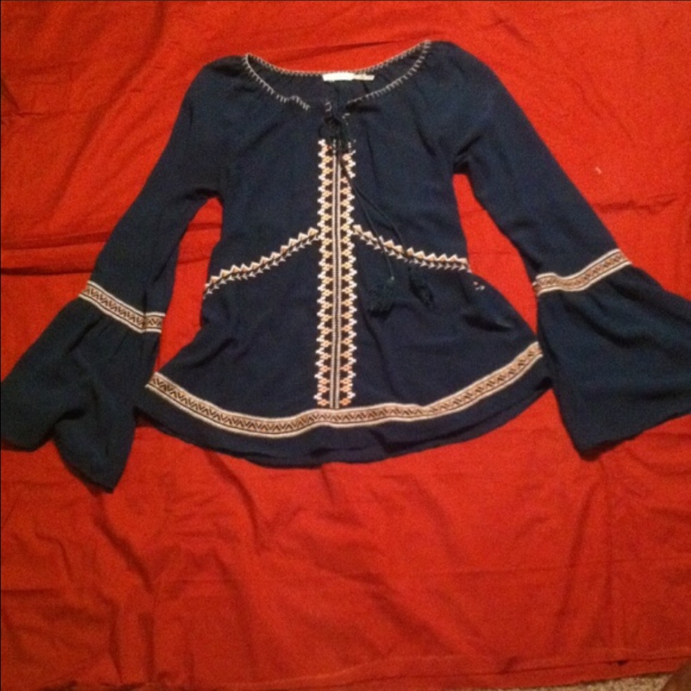 Aztec boho top