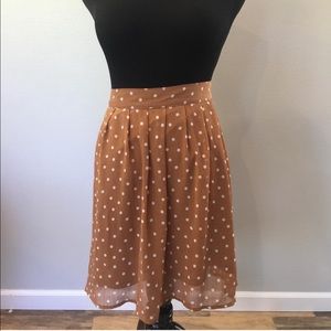 Chiffon mini skirt