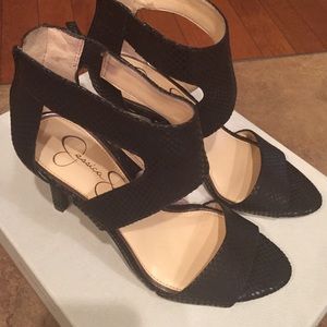 Jessica Simpson Mekos Black Heels