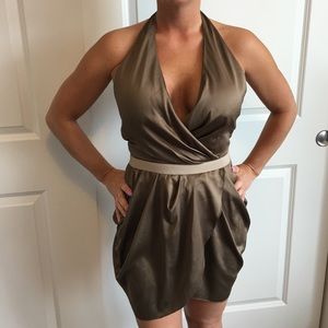 Satin party dress