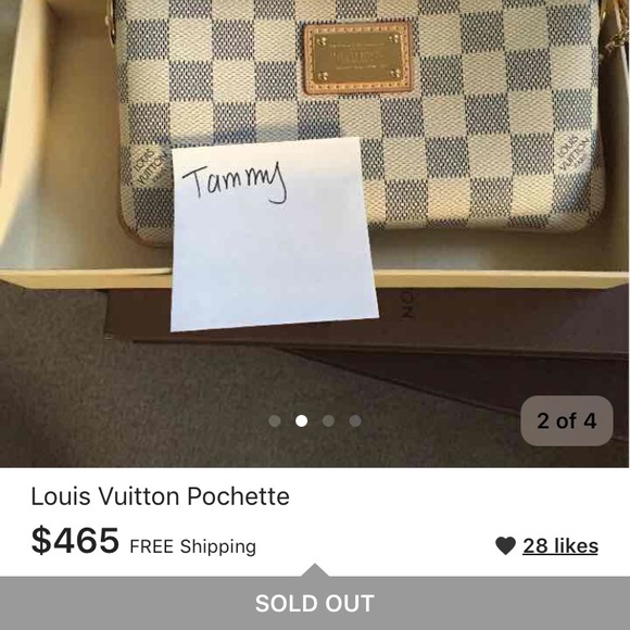 ❌SOLD❌ LV Pochette azur - Picture 2 of 8