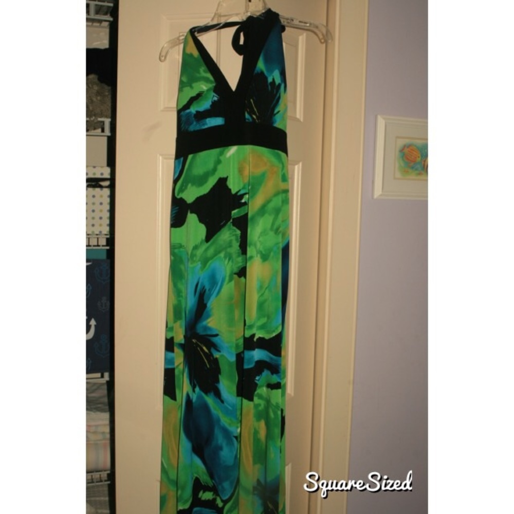 Knit halter dress
