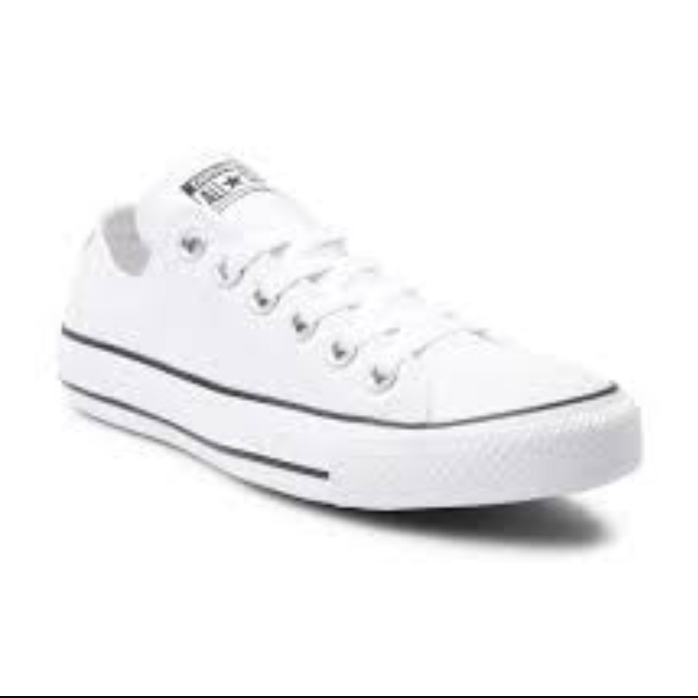 White leather converse