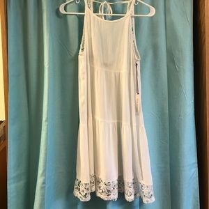 Kendall and Kylie collection white lace dress