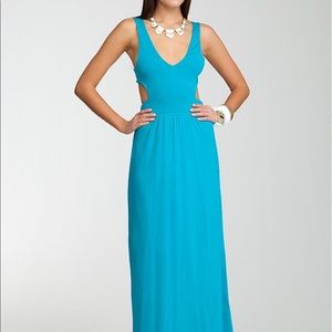 Bebe Cutout side maxi dress