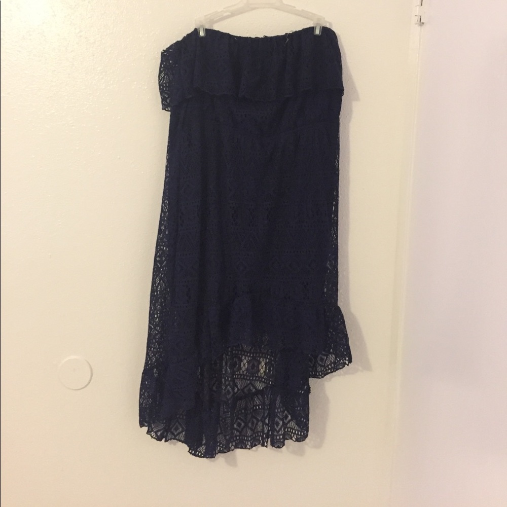 Navy Blue High Low Dress from Rue 21