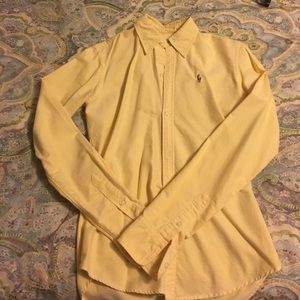 Yellow button up