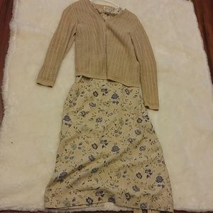 Beautiful dress with cardigan