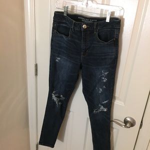 Skinny Distressed American Eagle Jeans