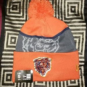 Chicago Bears New Era sport knit hat with pom