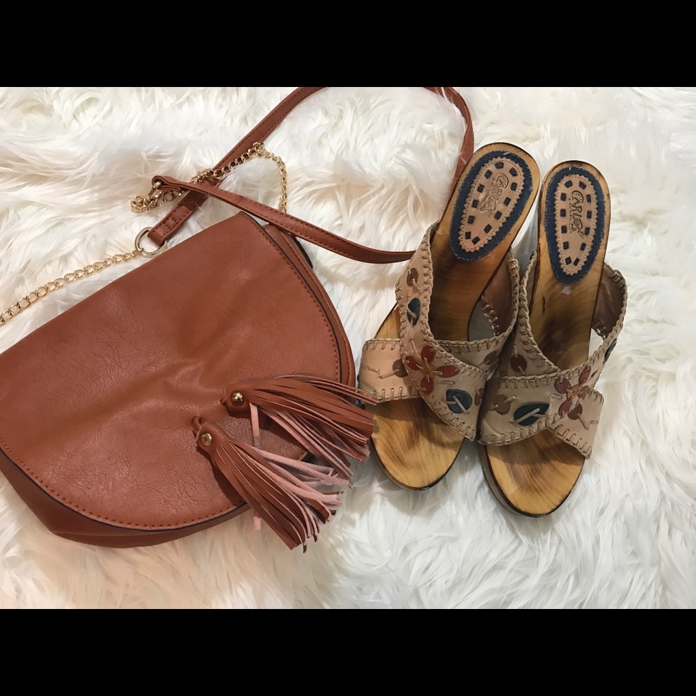 Carlos Santana frontier platform shoes