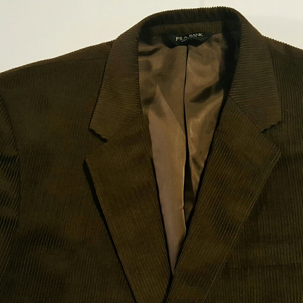Jos A Banks Dark Brown Blazer Size 44