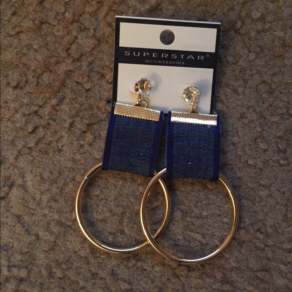 Denim hoops