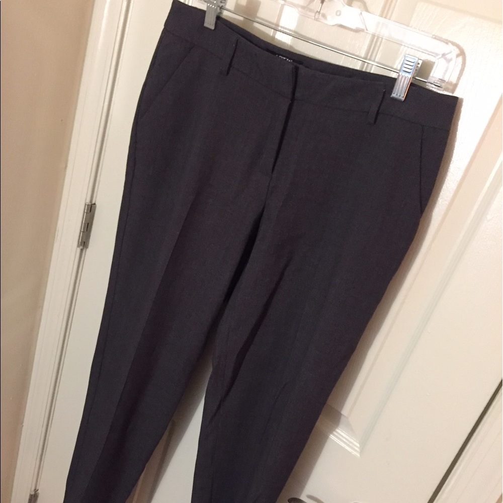 Grey Straight Leg Trousers